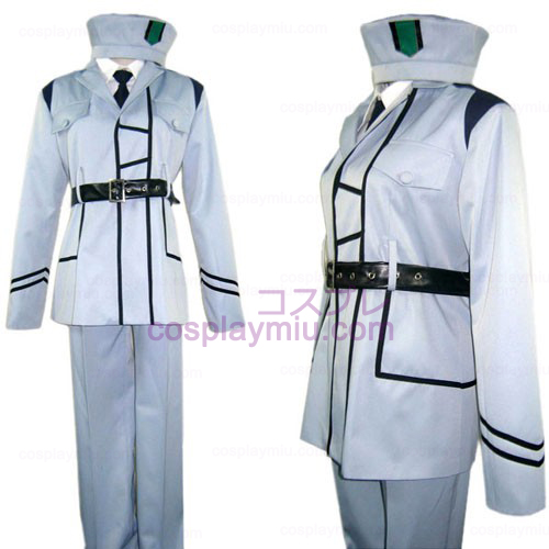 Hetalia Axis Powers Silver Uniform Cosplay pukuja