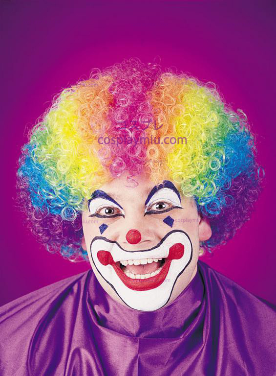 Clown Rainbow Wig