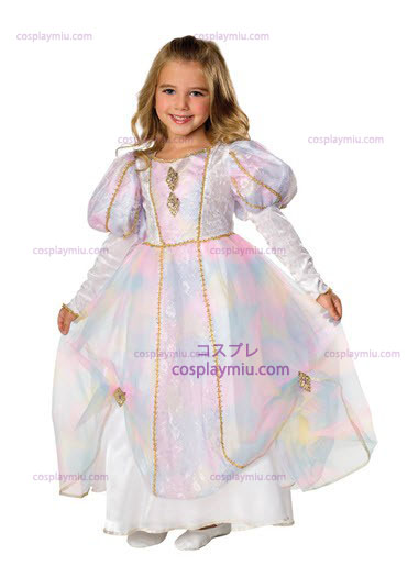 Rainbow prinsessa Child cosplay pukuja