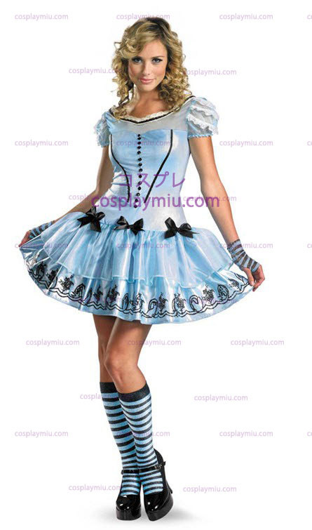 Sassy Sininen Dress Alice cosplay pukuja