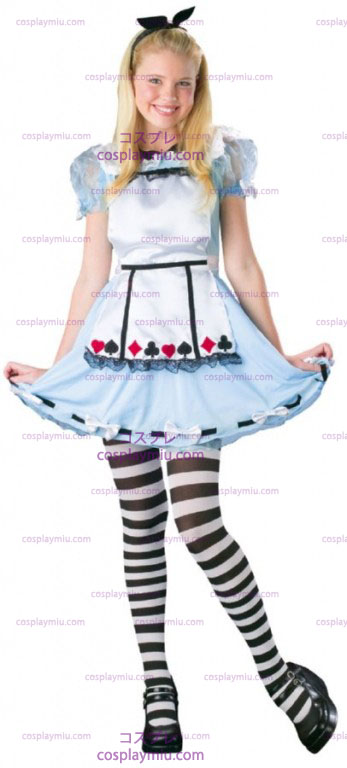 Alice Wonderland Teen cosplay pukuja
