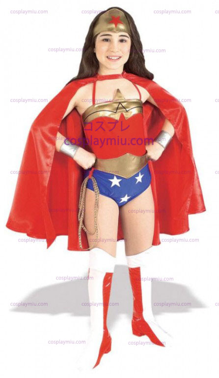 Deluxe Wonder Woman Child cosplay pukuja