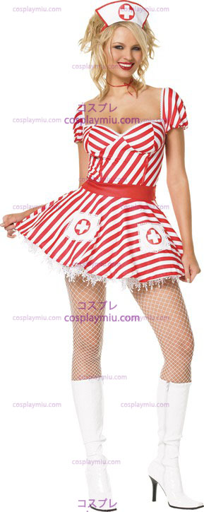Candy Striper Sexy Adult cosplay pukuja