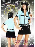 Sexy Miama Nylon emali Lady Poliisi cosplay pukuja