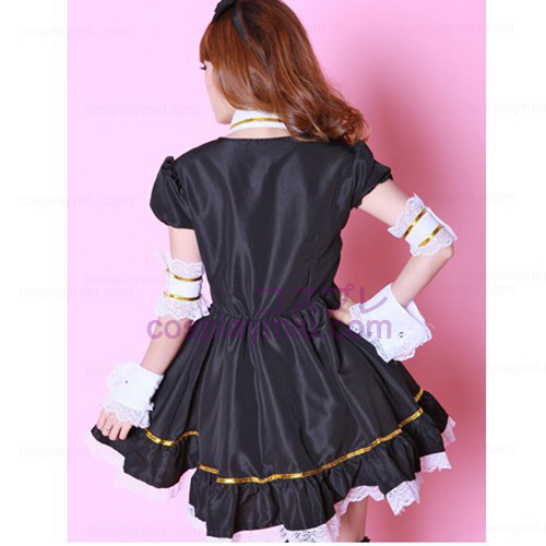 Musta SD Doll Anime Cosplay Maid Outfit / Maid puku