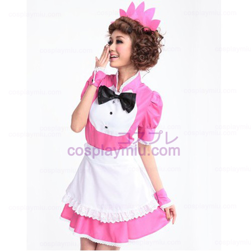 Lolita Cosplay puku / Peach Pink Barbie Maid Puvut