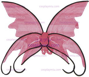Siivet Butterfly Pink W / Blk Trm