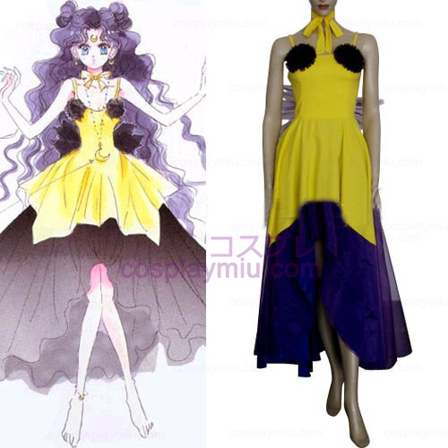 Sailor Moon Luna Human Form Naiset Cosplay pukuja