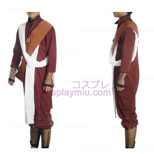Naruto Shippuden Gaara Red Cosplay pukuja ja lisävarusteet Set