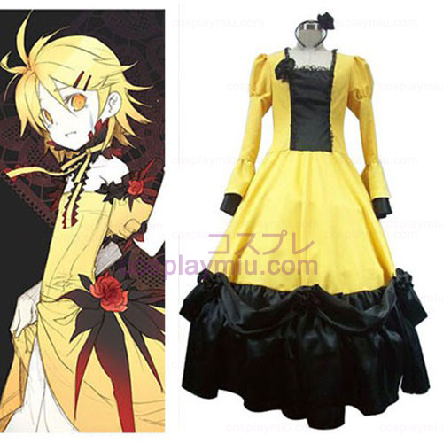 Vocaloid Rin Kagamine Keltainen Halloween Cosplay pukuja