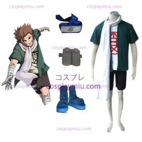 Naruto Akimichi Choujia Cosplay pukuja ja lisävarusteet Set