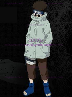 Naruto Shino Aburame Cosplay pukuja ja lisävarusteet Set