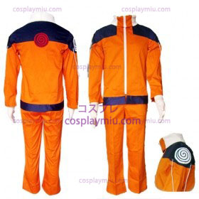 Naruto Uzumaki Cosplay pukuja ja lisävarusteet Set