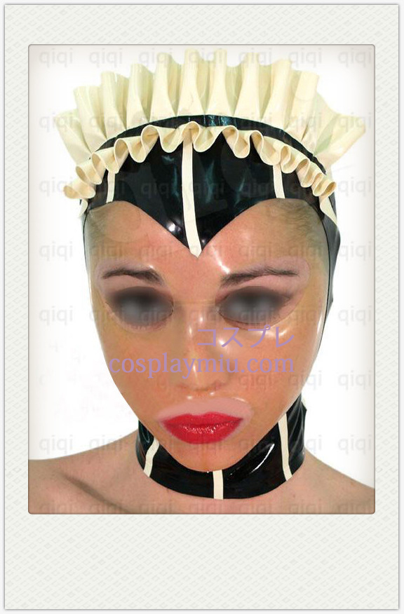 Classic naisten Cosplay Latex Maski Transparent Face