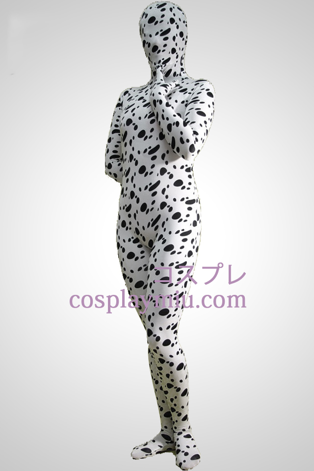 Dalmatialaista Lycra Spandex Zentai Suit