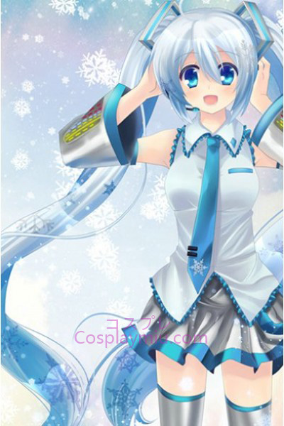 Vocaloid Long Snow Cosplay peruukki